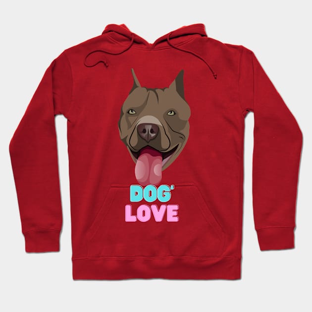 Love dogs my family Hoodie by MeKong